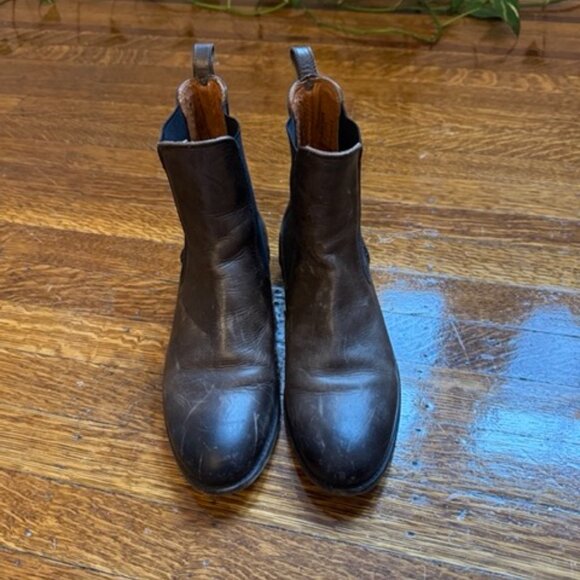 Brown Frye Melissa Chelsea Boots - Picture 2 of 4